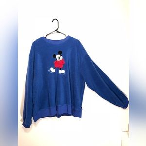 Vintage Mickey Mouse Fleece Sweatshirt